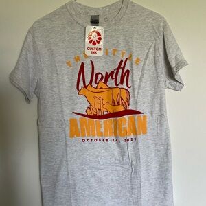 Gildan Light Gray Western Cattle Graphic Tee